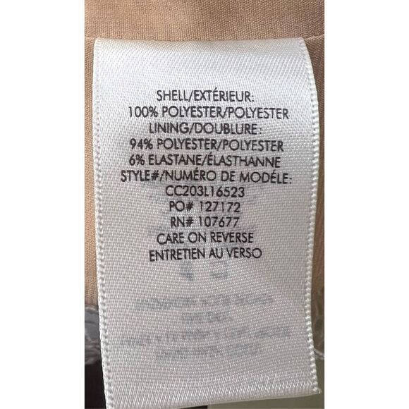 ALICE + OLIVIA WOMEN'S CLYDE SHIFT DRESS, OFF WHITE NWOT Size 8 - Picture 9 of 9